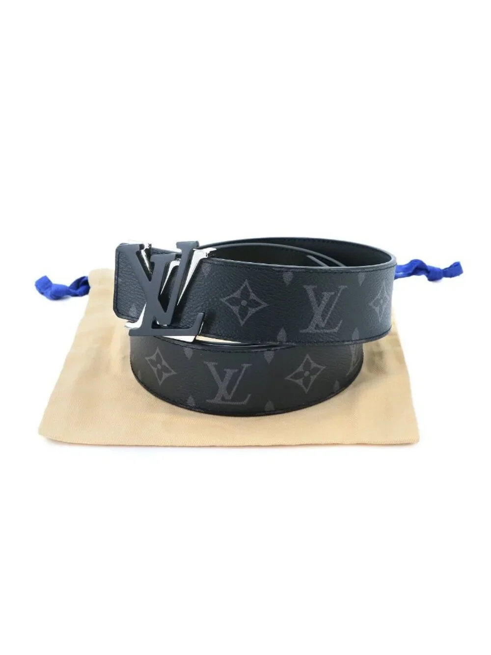 Louis Vuitton Monogram Eclipse LV Shake 40 Reversible Belt 90/36